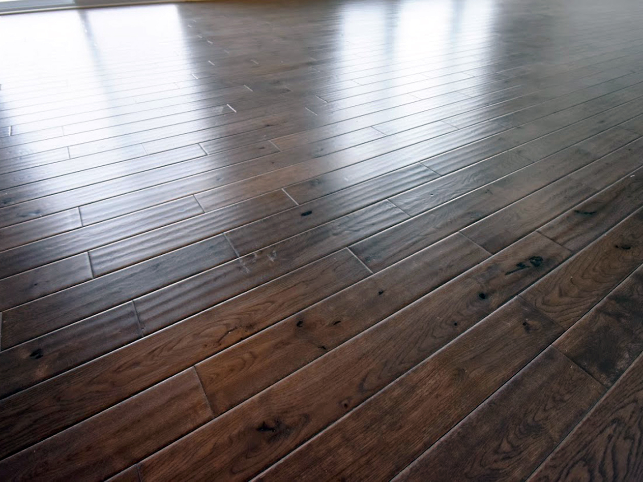 Pre-stained Hardwood Floors